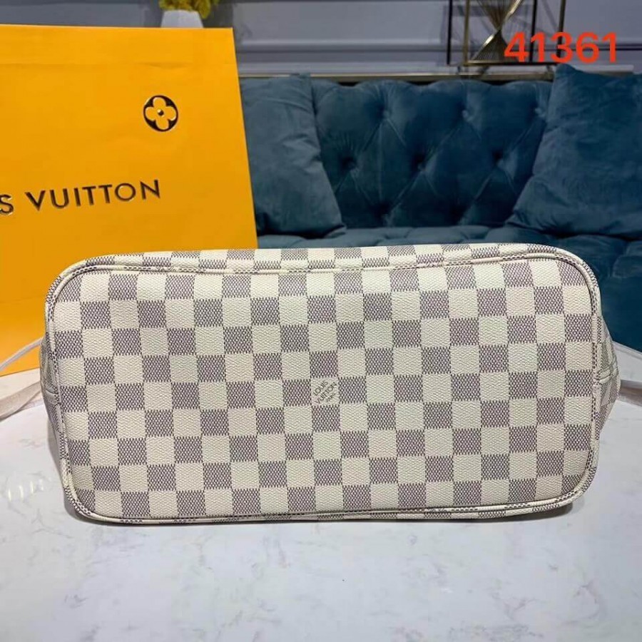 Replica Louis Vuitton Damier Azur Canvas Neverfull Mm N41361