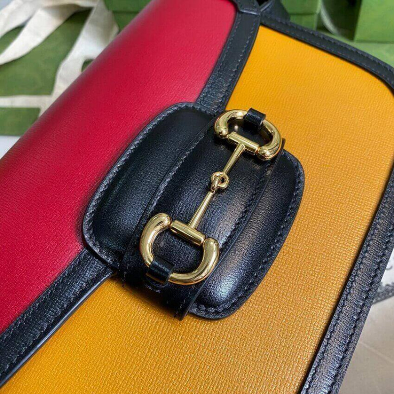 Replica Gucci Horsebit 1955 Small Bag 602204 In Brick/Sand Leather