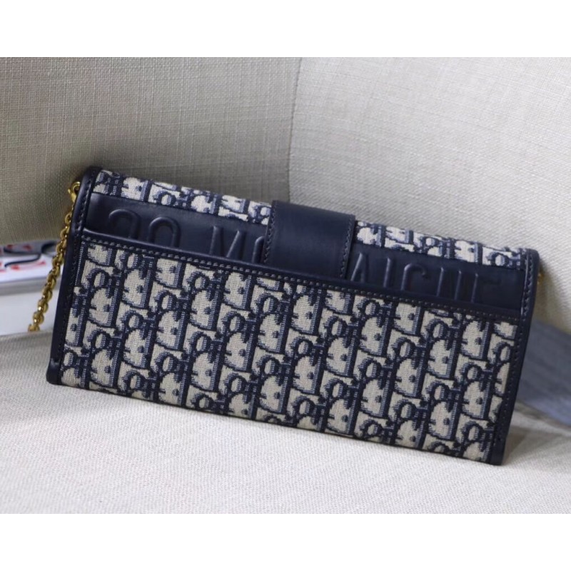 Replica Christian Dior 30 Montaigne Jacquard Canvas Clutch Bag M9206