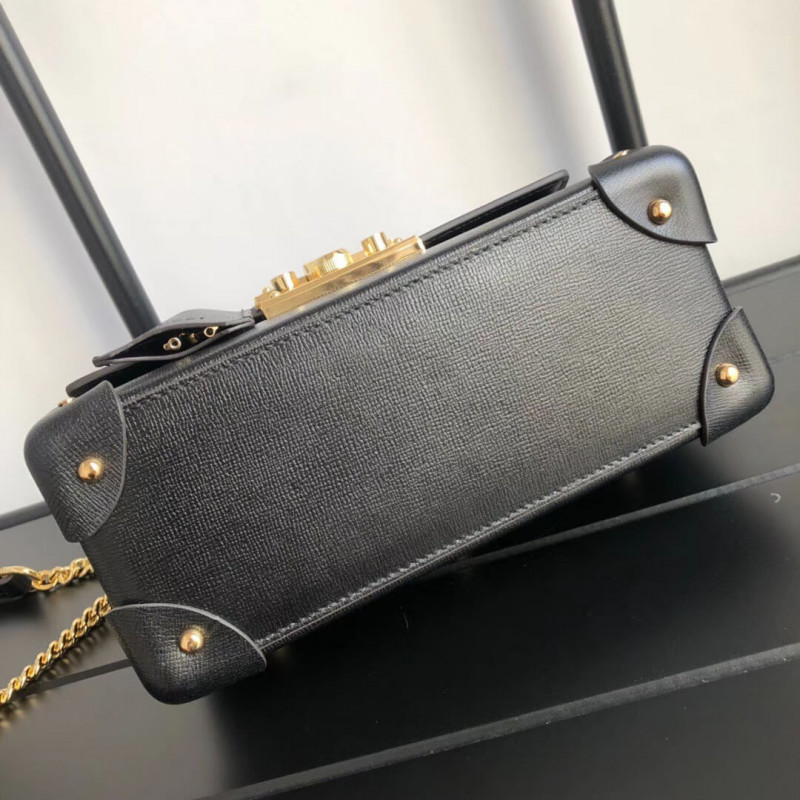 Replica Gucci Padlock Small Bamboo Shoulder Bag 603221