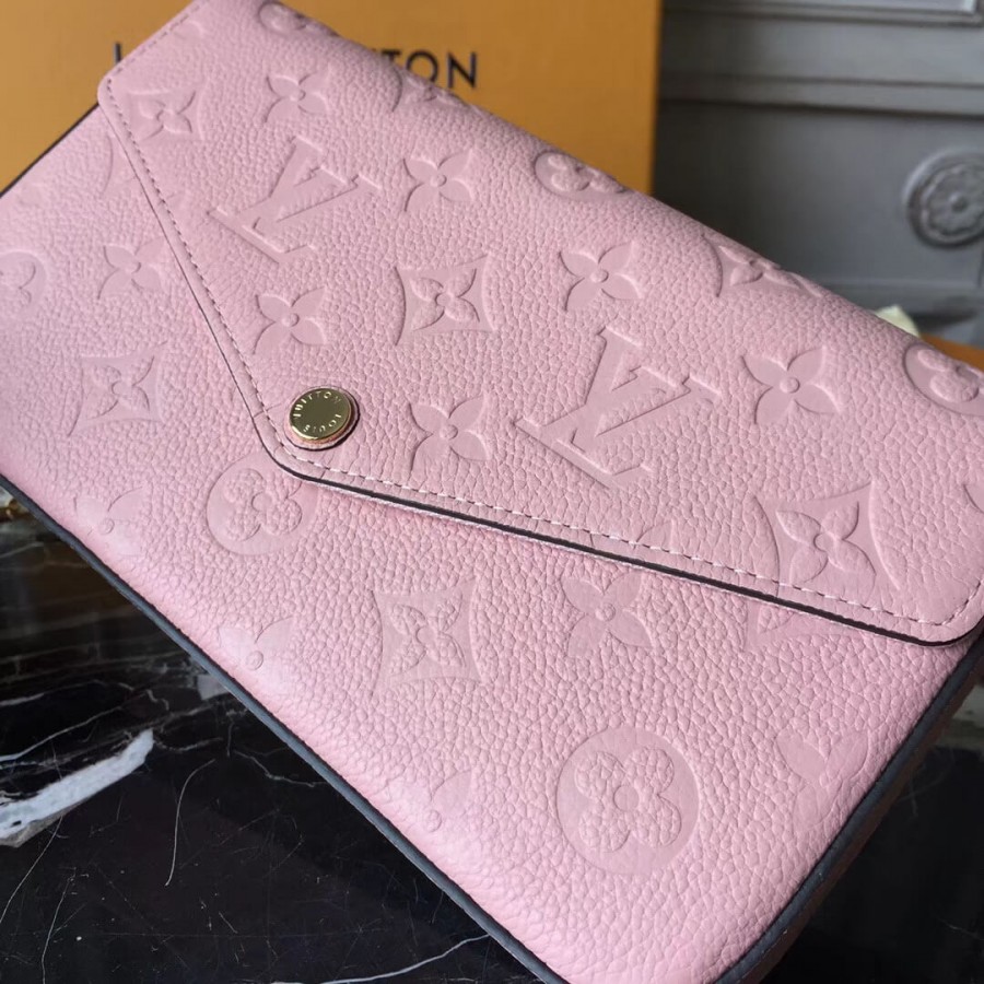 Replica Louis Vuitton Monogram Empreinte Pochette Felicie M64064