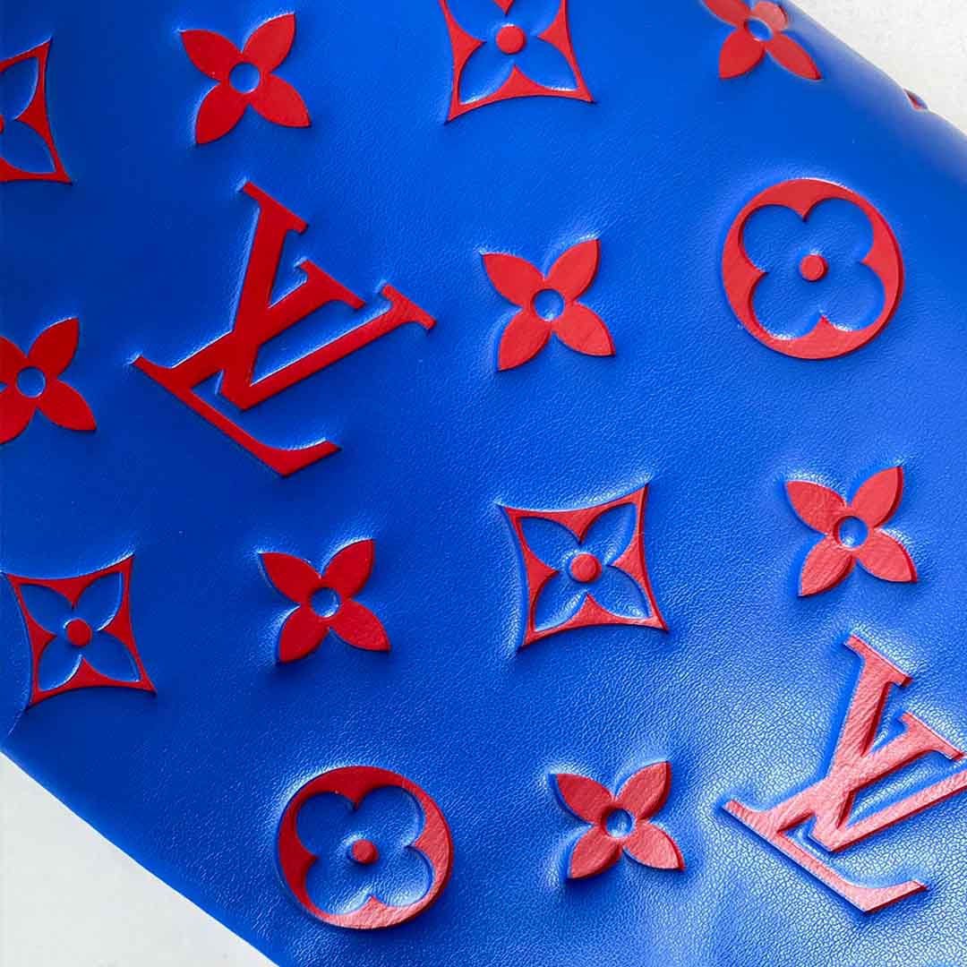 Replica Louis Vuitton Pochette Coussin M80742 Black/Blue/Rose