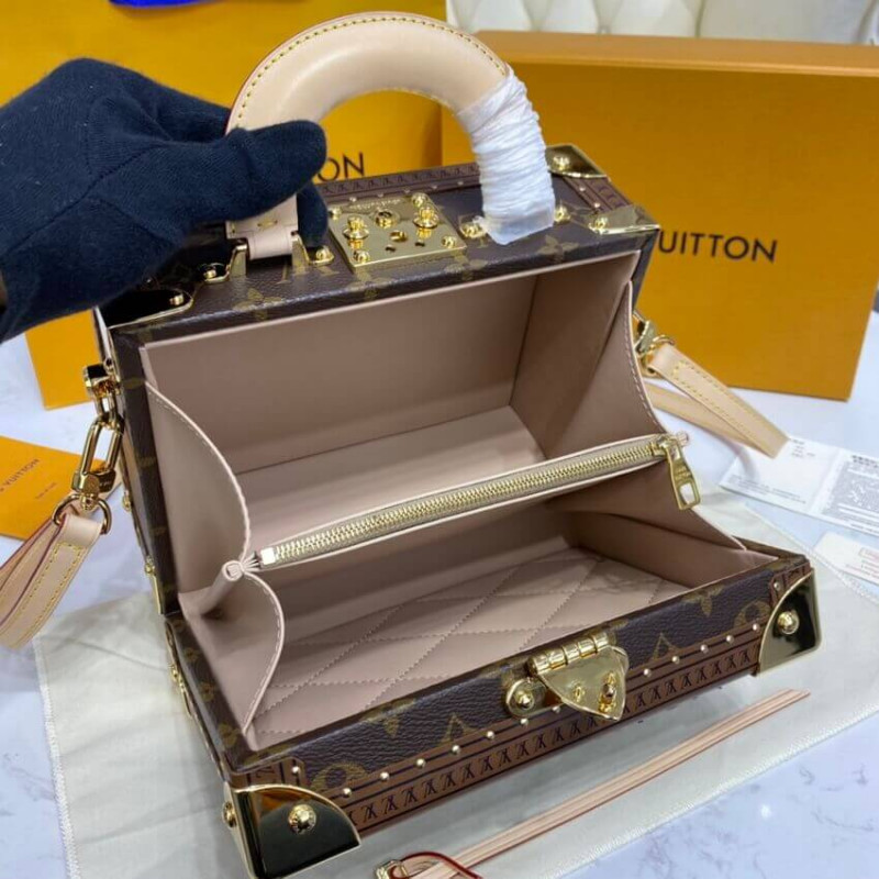 Replica Louis Vuitton Monogram Valisette Tresor M45673