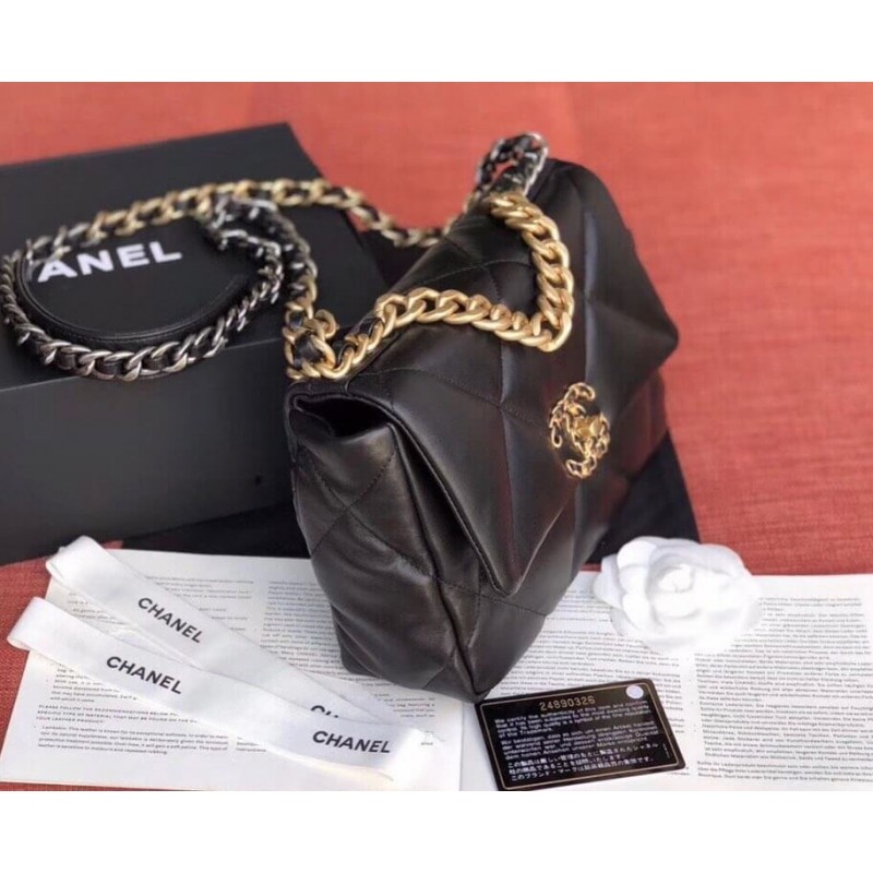 Replica Chanel 19 Lambskin Flap Bag As1160