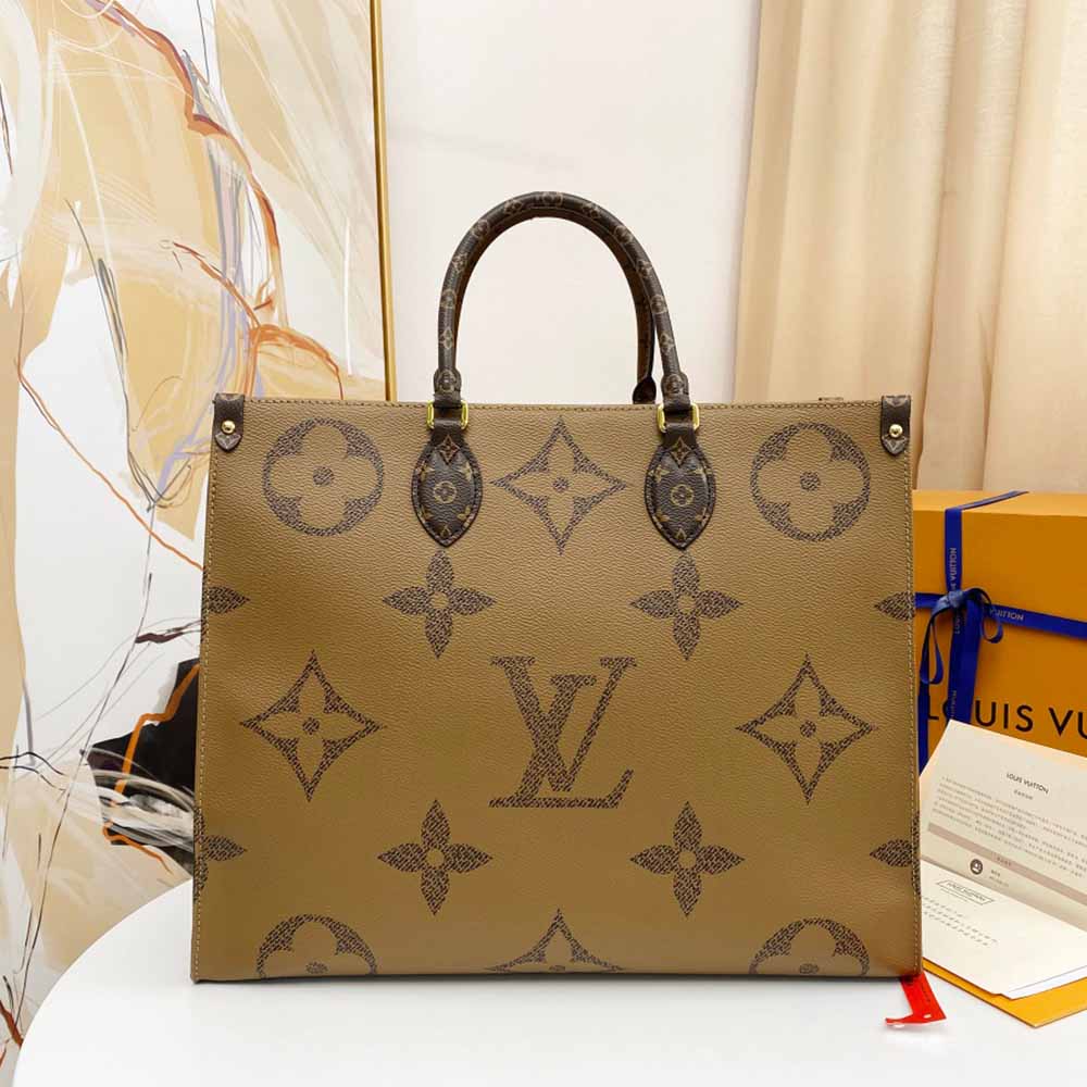 Replica Louis Vuitton Onthego Gm-M45320 41Cm Blk/Blue/Red