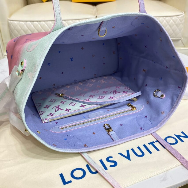 Replica Louis Vuitton Neverfull Mm M46077 Sunrise Pastel