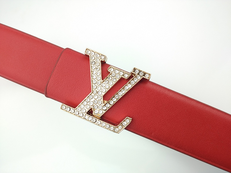 Replica Louis Vuitton Belt L191-75 25Mm Red
