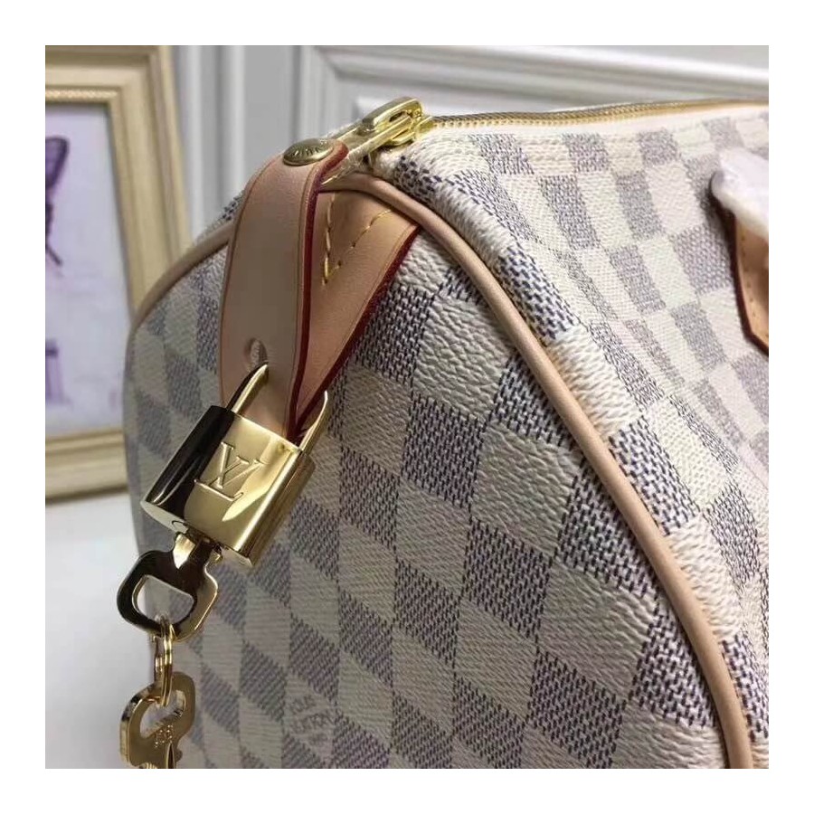 Replica Louis Vuitton Damier Azur Canvas Speedy 25 N41371