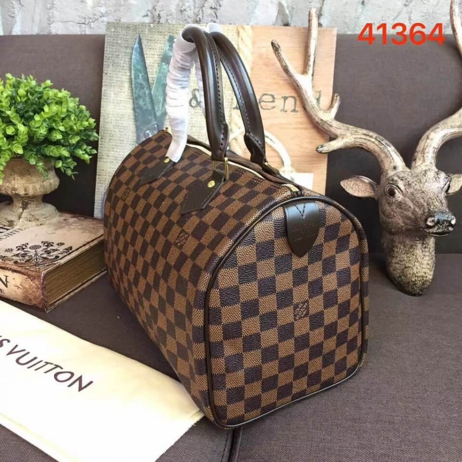 Replica Louis Vuitton Damier Ebene Canvas Speedy 30 N41364