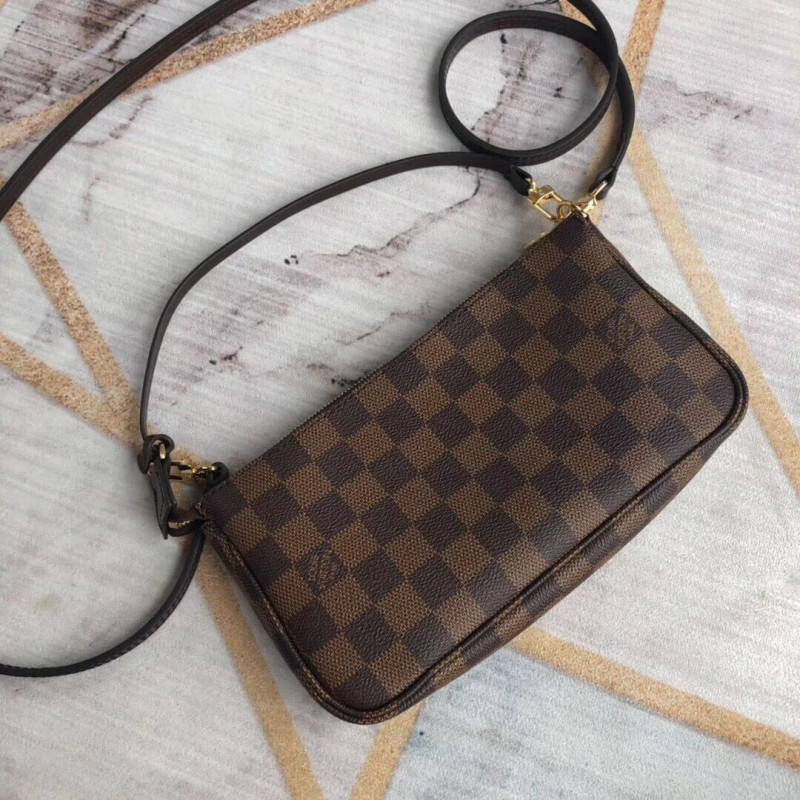 Replica Louis Vuitton Damier Ebene Canvas Pochette Accessoires N41206/N51985