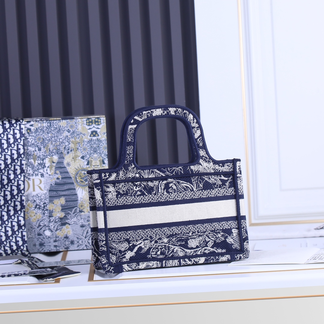 Replica Dior Toile De Jouy Mini Book Tote