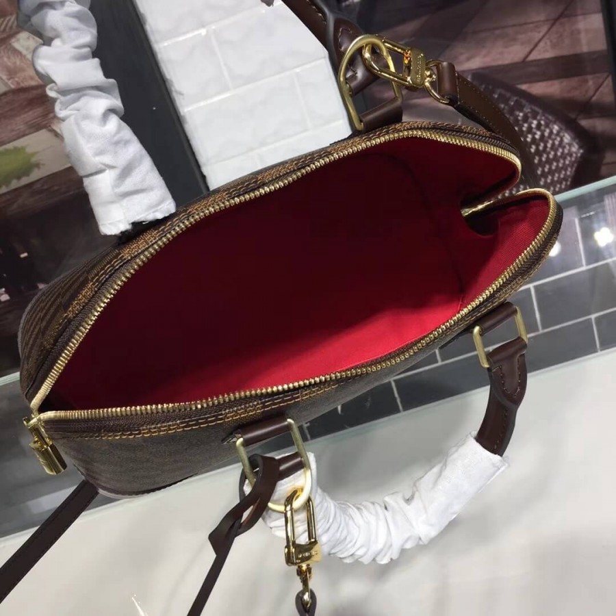 Replica Louis Vuitton Damier Ebene Canvas Alma Pm N53151