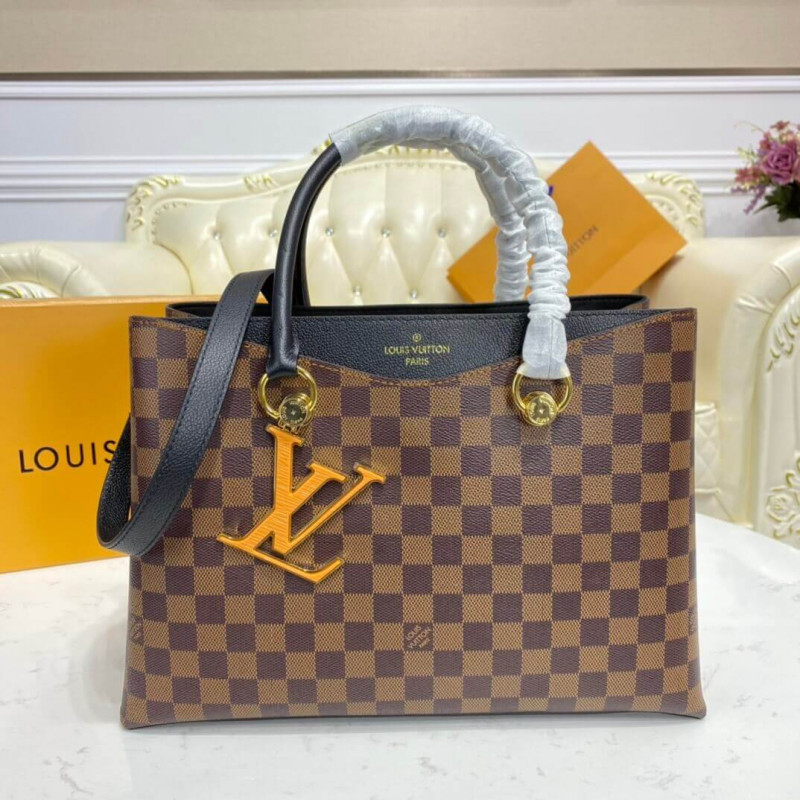 Replica Louis Vuitton Damier Ebene Canvas Lv Riverside N40052