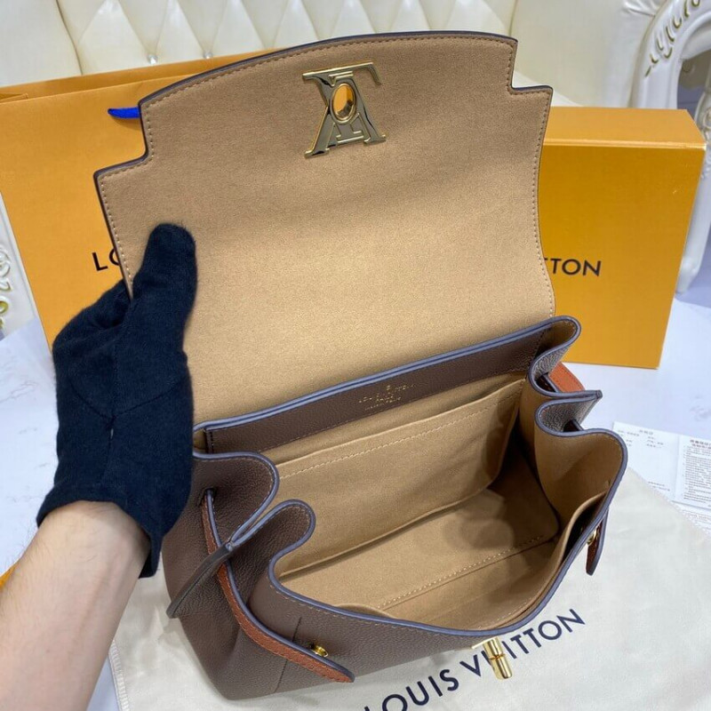 Replica Louis Vuitton Lockme Ever Bb M56645 Smokey/Quartz/Caramel