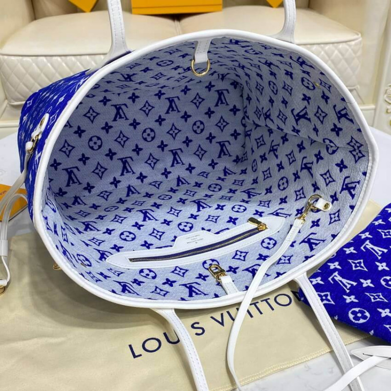 Replica Louis Vuitton Monogram Jacquard Velvet Neverfull Mm M46220