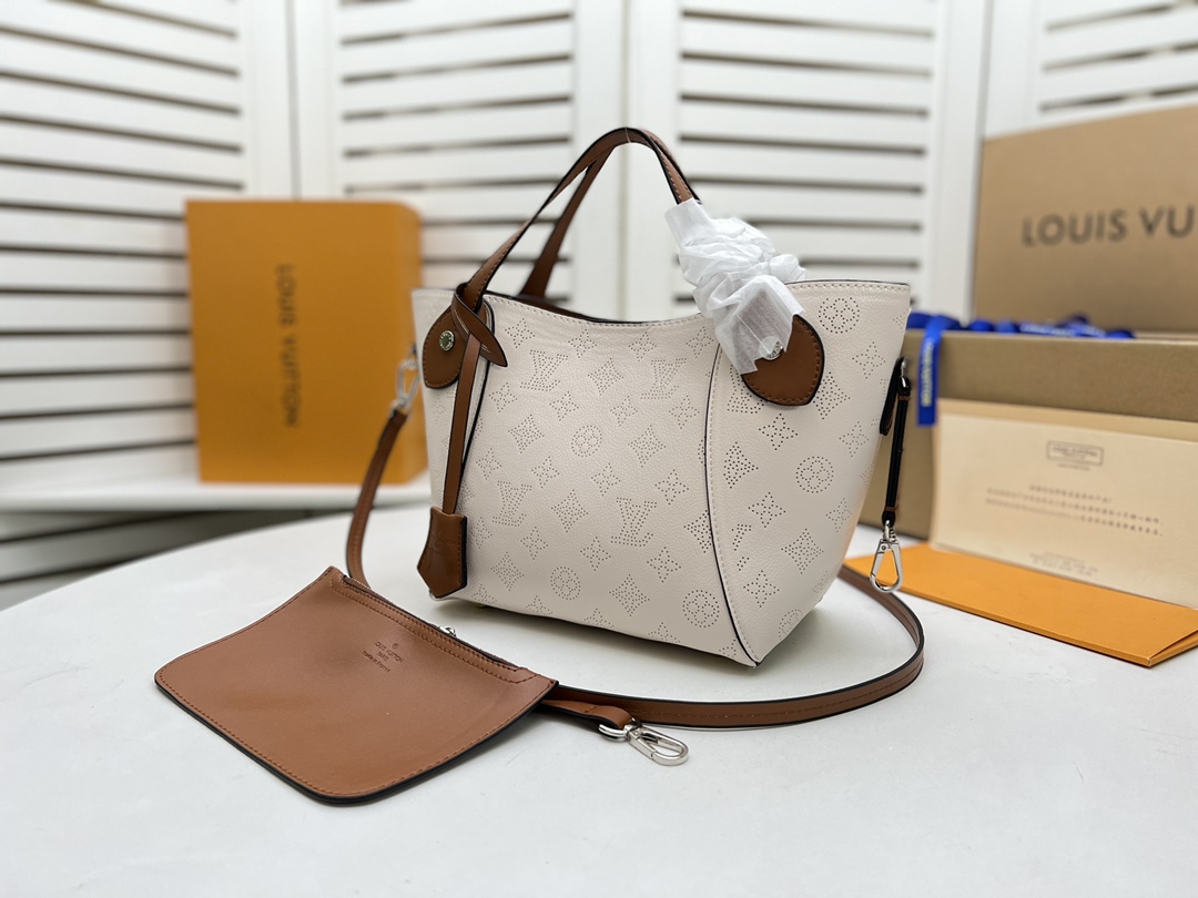 Replica Louis Vuitton Hina Pm- Beige/Pink/White