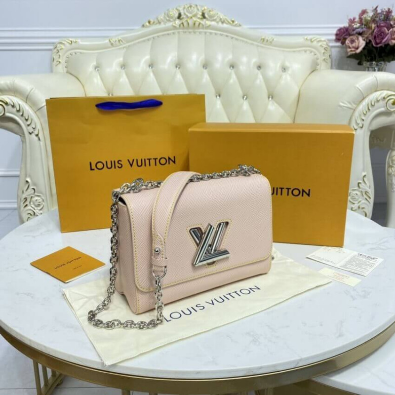 Replica Louis Vuitton Epi Leather Twist Mm M50282 Rose Ballerine