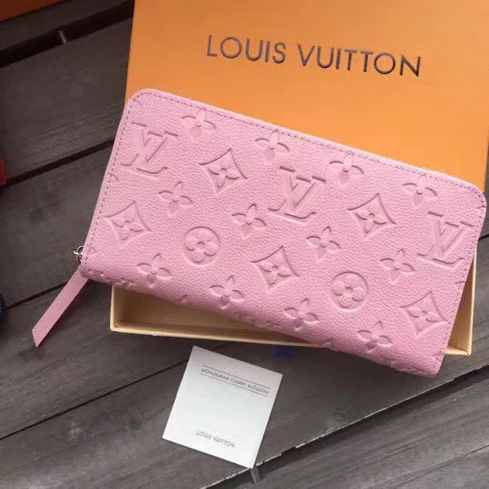 Replica Louis Vuitton Supple Monogram Empreinte Leather Zippy Wallet