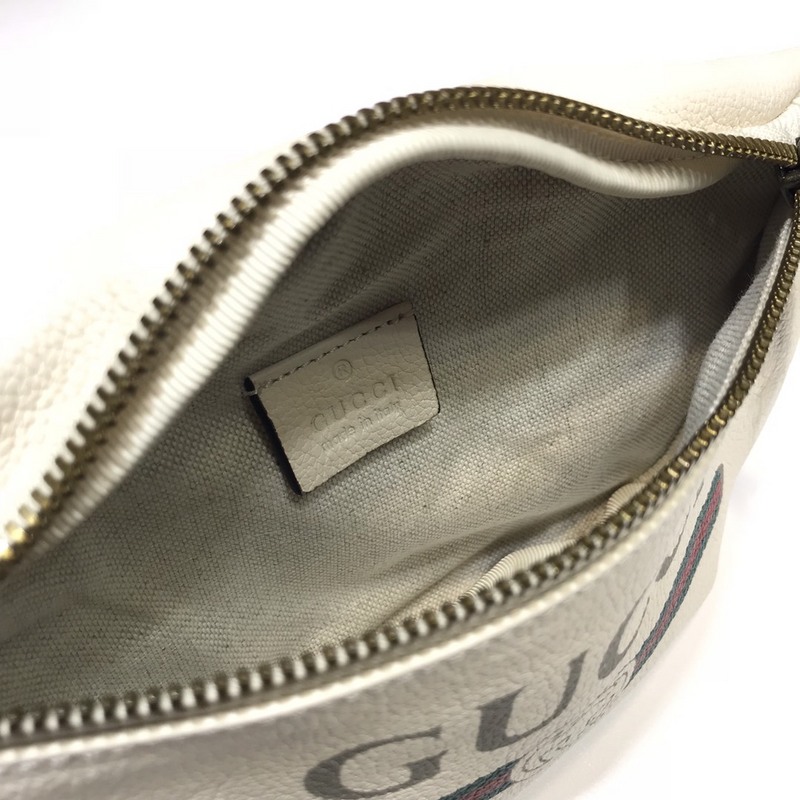 Replica Gucci Small Belt Bag 527792 Black/White