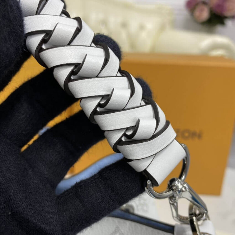 Replica Louis Vuitton Muria Bag Gradient Blue Mahina Leather M57853