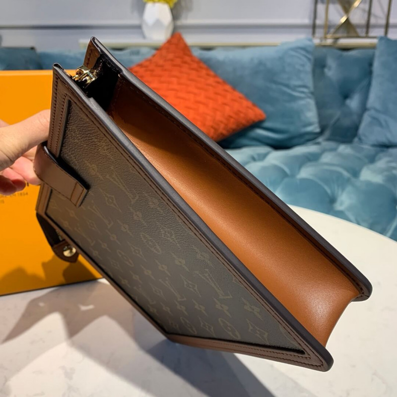 Replica Louis Vuitton Monogram Canvas Dauphine Clutch M44178