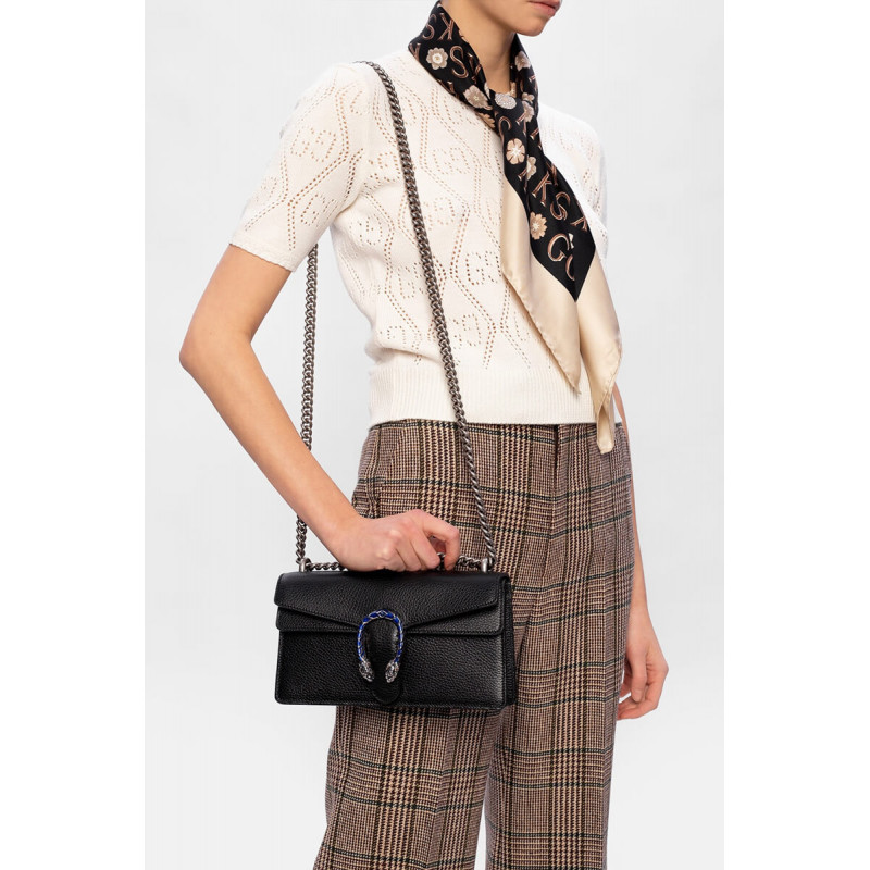 Replica Gucci Dionysus Leather Small Shoulder Bag 499623