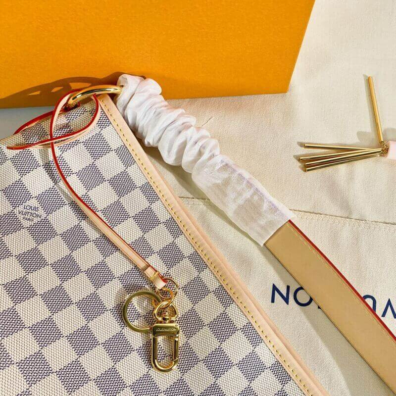 Replica Louis Vuitton Damier Azur Canvas Delightful Mm N41448