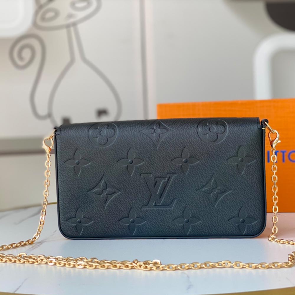 Replica Louis Vuitton Aaa-Leopard Felicie Pochette M64065