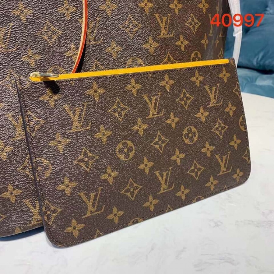 Replica Louis Vuitton Monogram Canvas Neverfull Mm M40997 Yellow