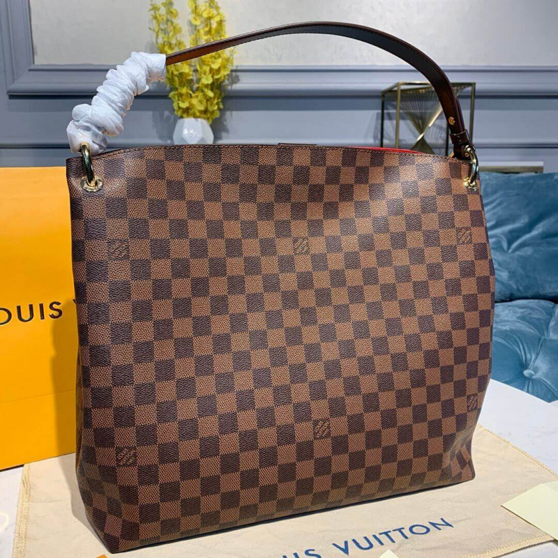 Replica Louis Vuitton Damier Ebene Canvas Graceful Mm N44045