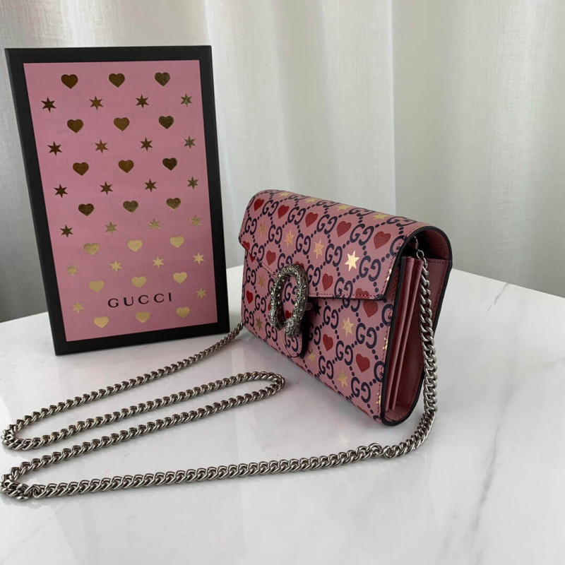 Replica Gucci Valentine S Day Exclusive Dionysus Super Mini Chain Bag 401231