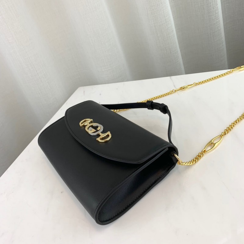 Replica Gucci Zumi Smooth Leather Small Shoulder Bag 572375