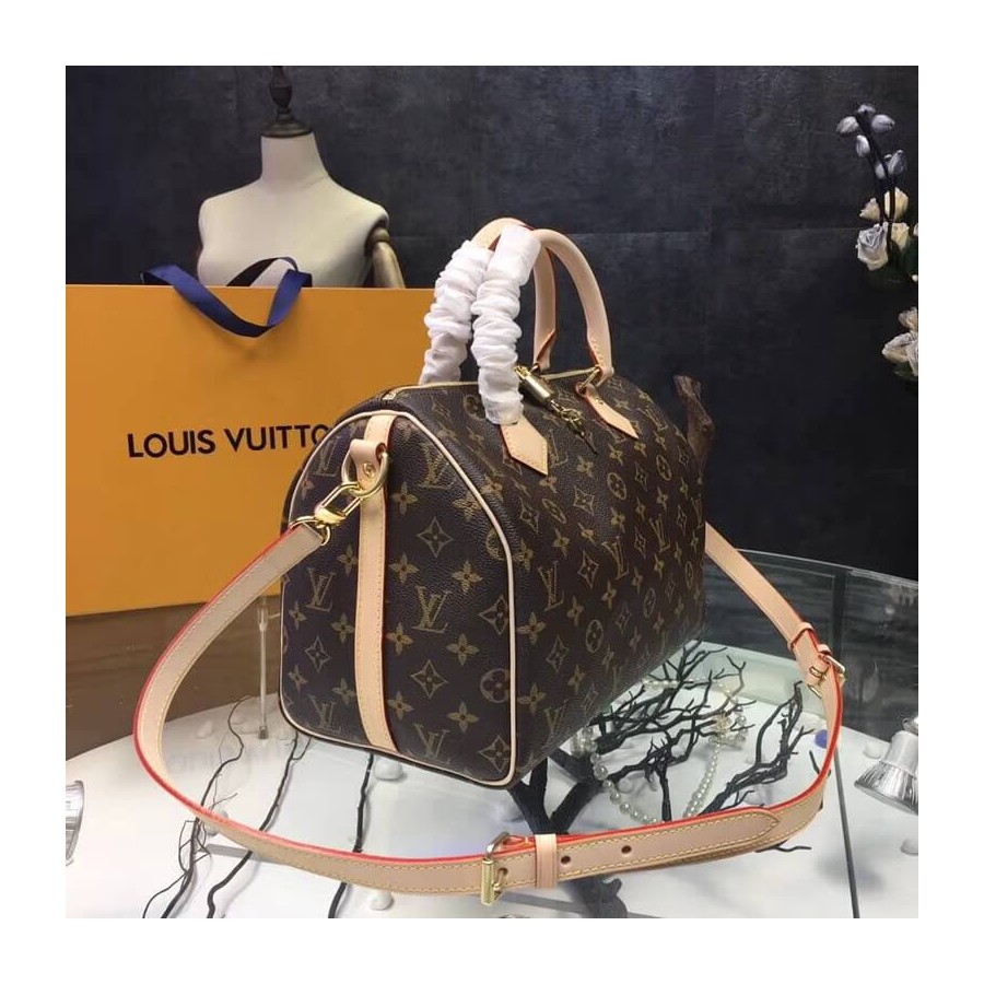 Replica Louis Vuitton Monogram Canvas Speedy Bandouliere 30 M41112