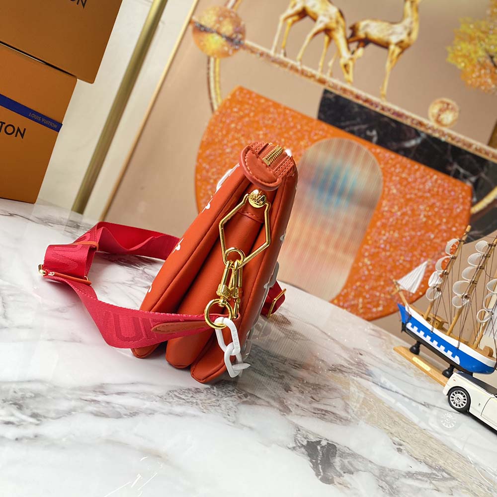 Replica Louis Vuitton Coussin Pm Handbag- Red/Yellow