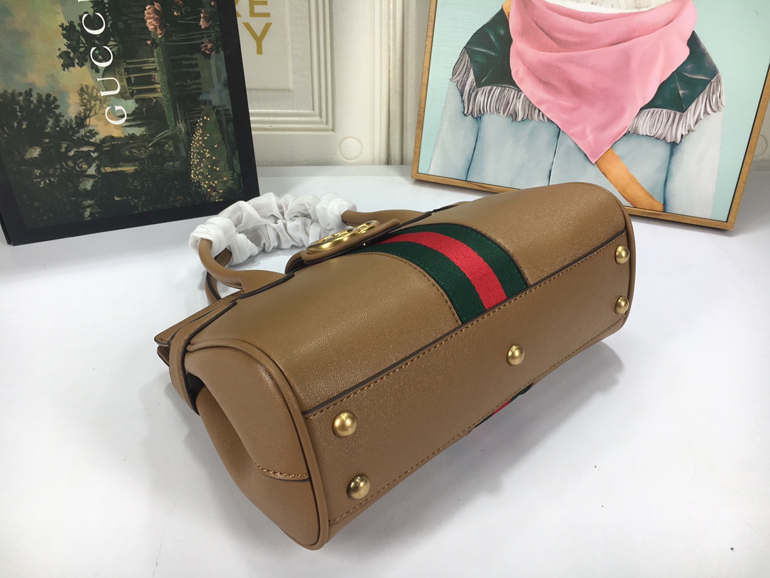 Replica Gucci Small Top Handle Bag With Double G