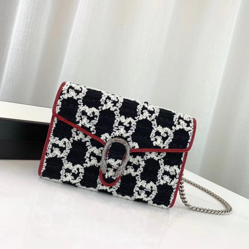 Replica Gucci Dionysus Gg Tweed Mini Bag 401231