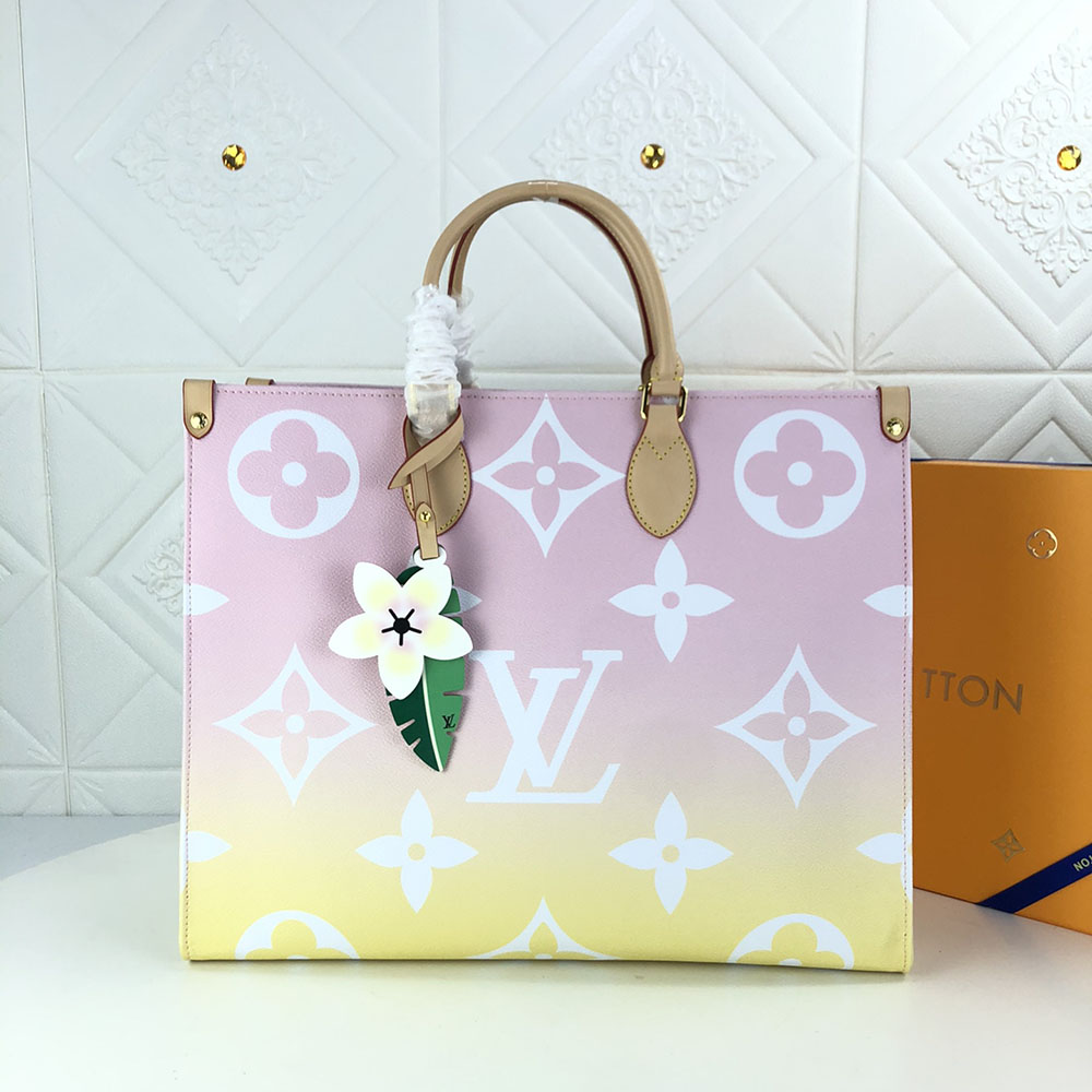 Replica Louis Vuitton Onthego Gm Blue/Pink/Mist