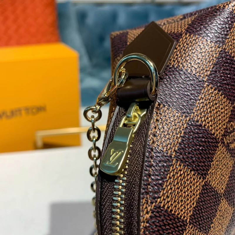 Replica Louis Vuitton Damier Ebene Cosmetic Pouch Gm M47353