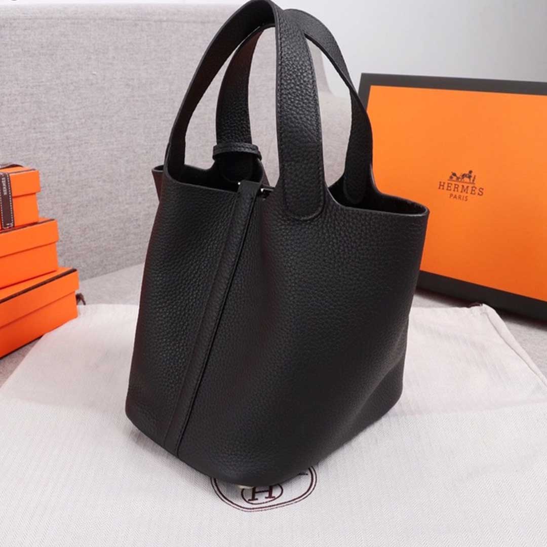 Replica Hermes Aaa-Picotin Lock 22Cm 18Cm Bag Black/Green/Brown