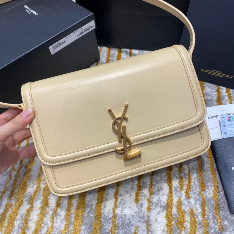 Replica Saint Laurent Ysl Solferino Medium Satchel In Box Leather 634305