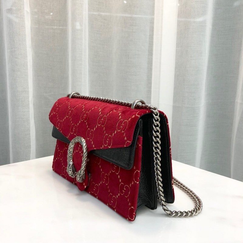 Replica Gucci Dionysus Gg Velvet Small Shoulder Bag 400249