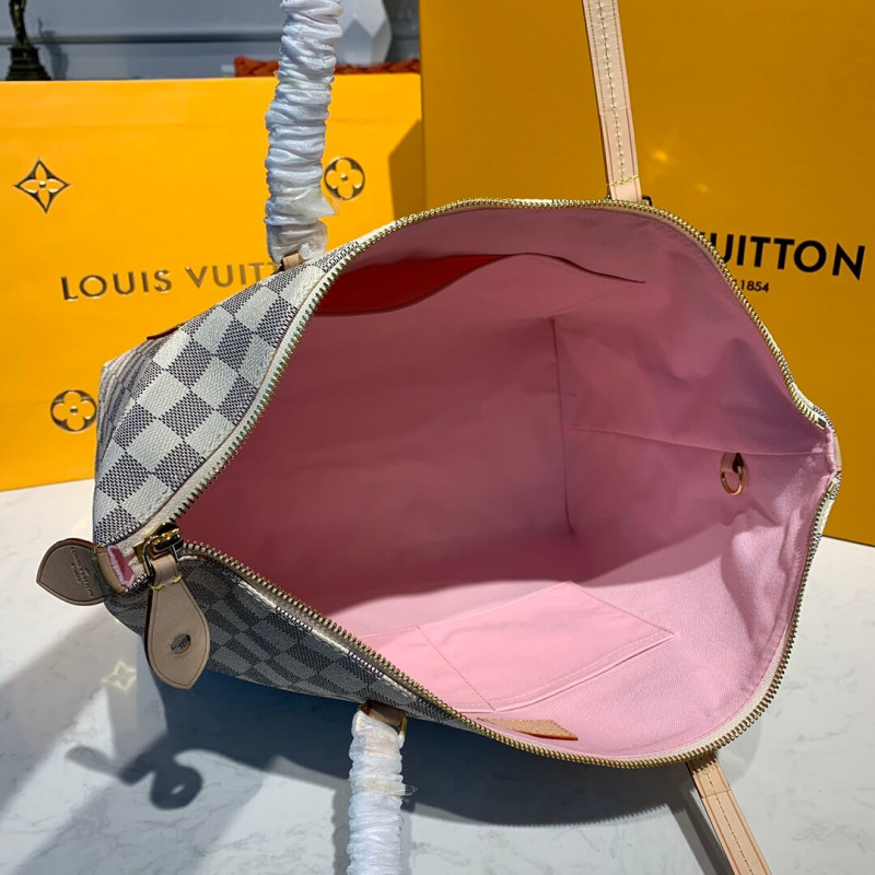 Replica Louis Vuitton Damier Azur Canvas Iena Mm N44040