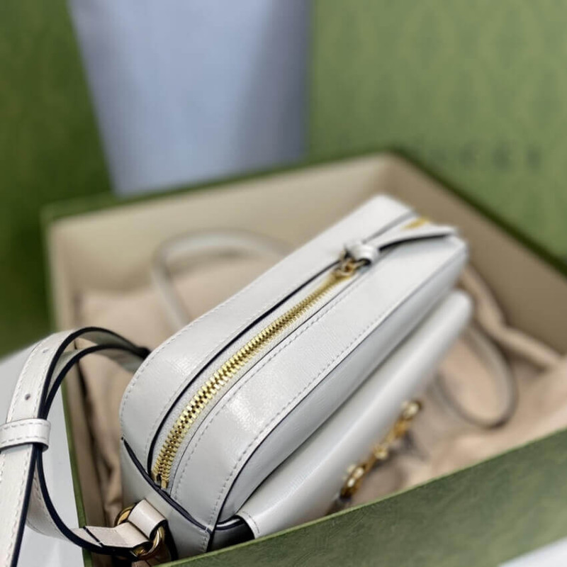 Replica Gucci Horsebit 1955 Small Leather Shoulder Bag 645454