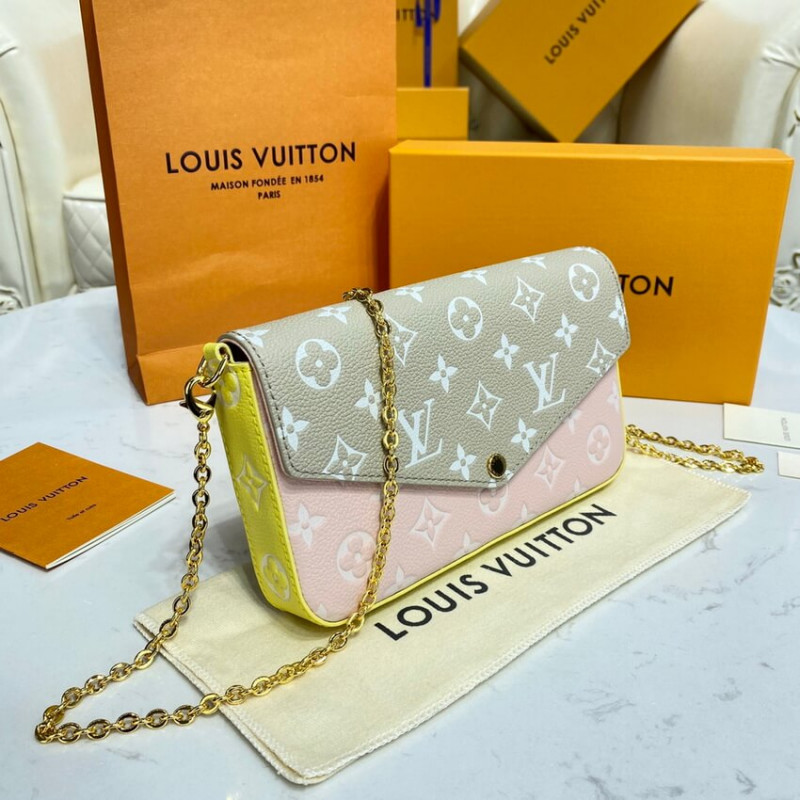 Replica Louis Vuitton Monogram Empreinte Leather Felicie Pochette M81359