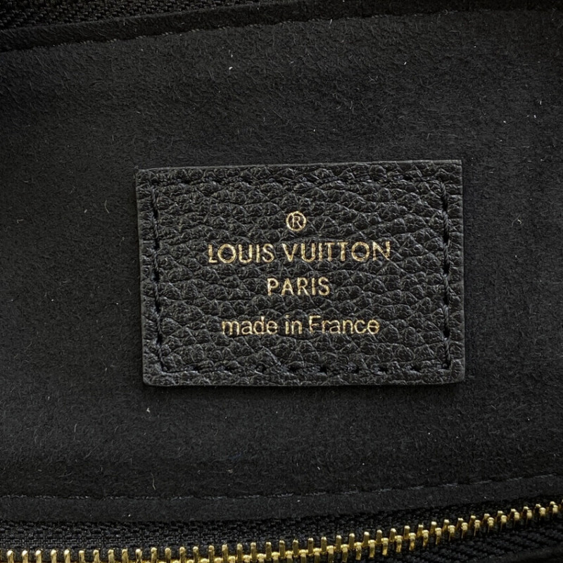 Replica Louis Vuitton Monogram Empreinte Speedy Bandouliere 25 Black