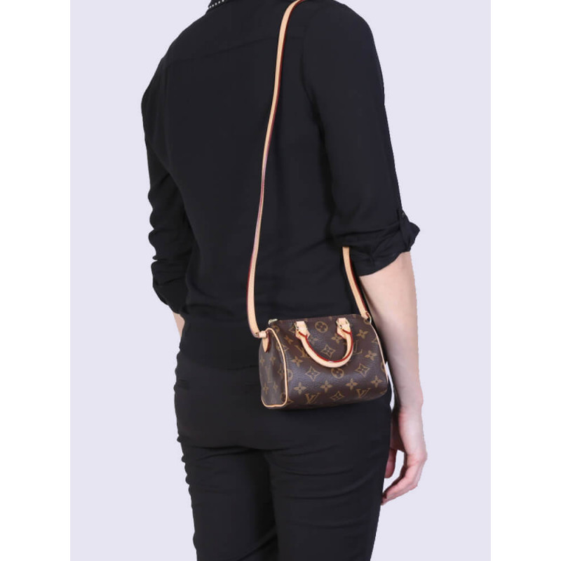 Replica Louis Vuitton Monogram Canvas Nano Speedy M61252