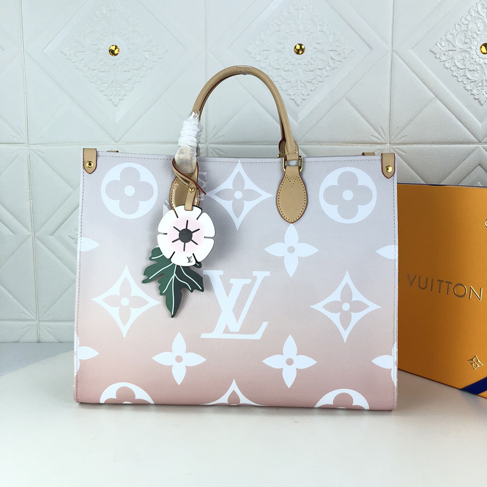 Replica Louis Vuitton Onthego Gm Blue/Pink/Mist