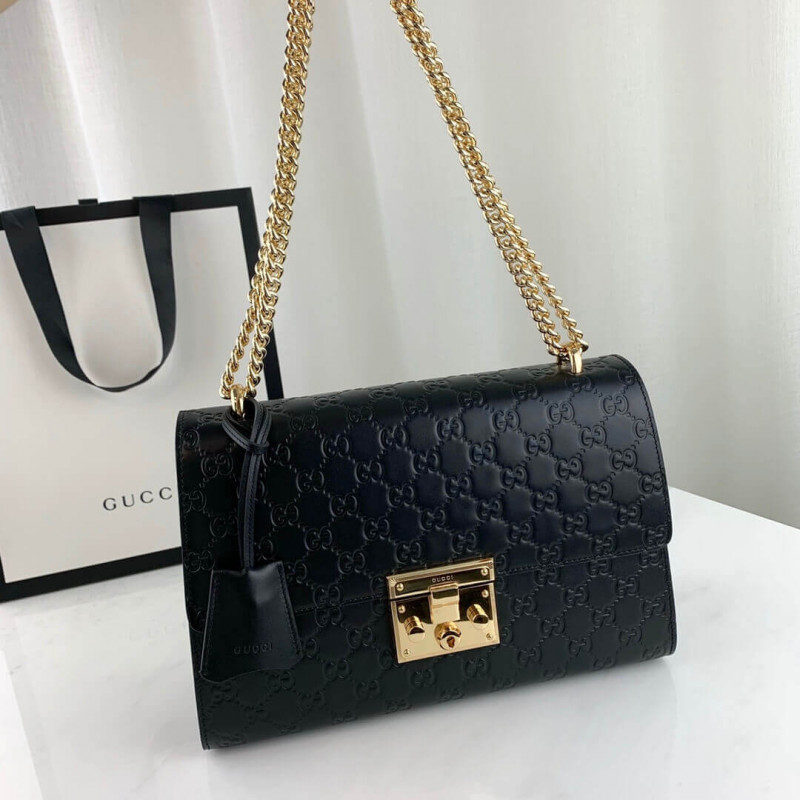 Replica Gucci Padlock Medium Signature Gg Shoulder Bag 409486