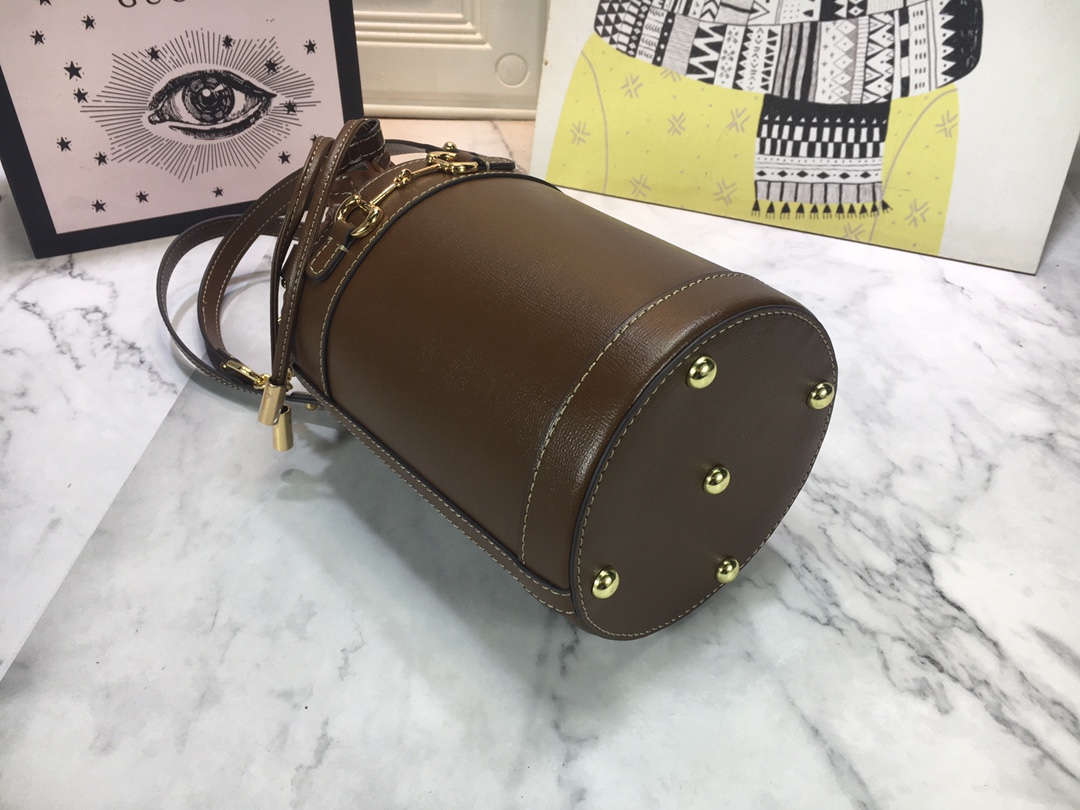 Replica Gucci Horsebit 1955 Small Bucket Bag 637115