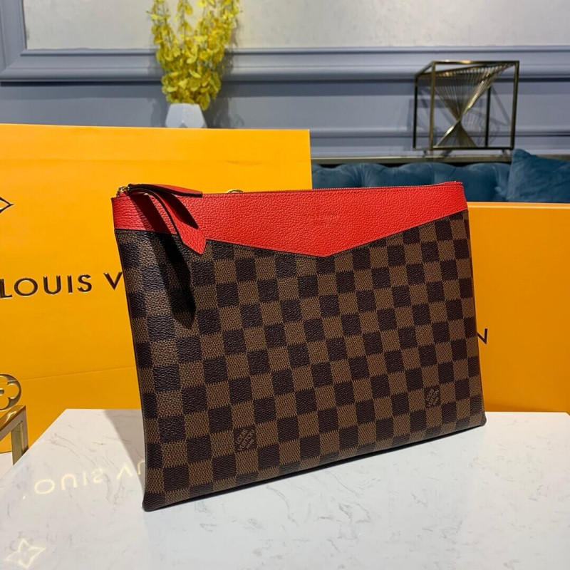 Replica Louis Vuitton Damier Ebene Daily Pouch N60262